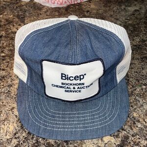 Vintage Bicep Trucker Hat made in USA